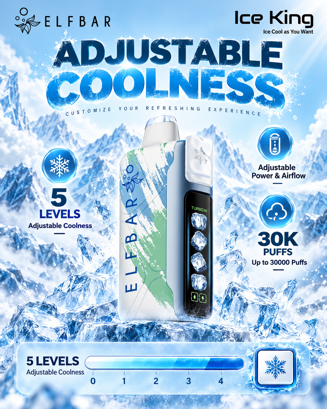 Elf Bar Ice King 30000 Puffs