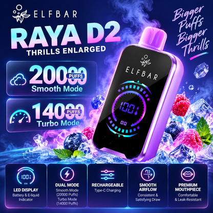 Elf bar Raya d2 20000 Puffs