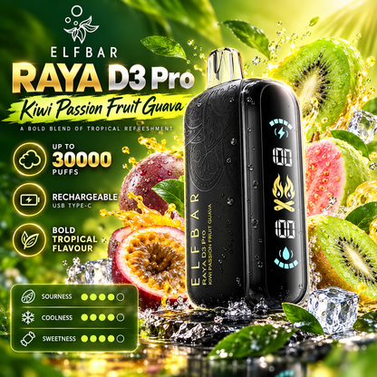 ELF BAR RAYA D3 PRO 30000 Puffs
