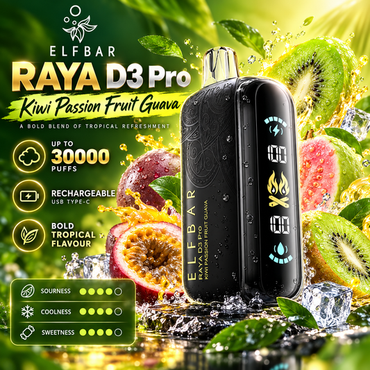 ELF BAR RAYA D3 PRO 30000 Puffs